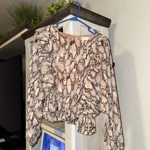 Women's Snake Print Top